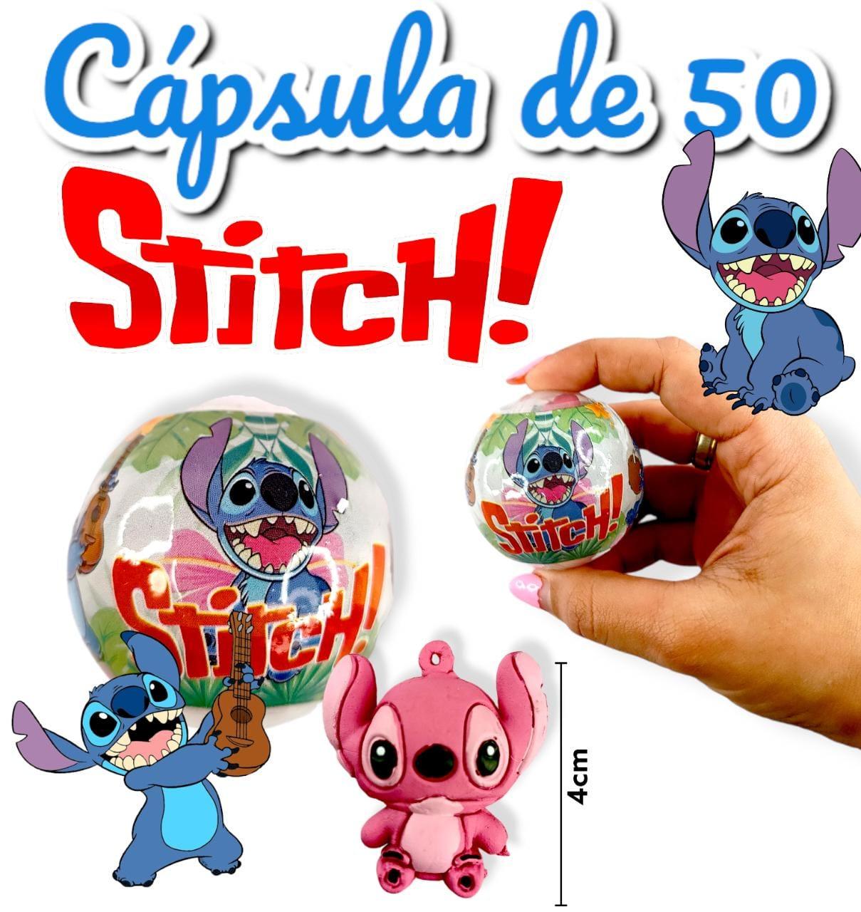 Capsula de 50 Stitch + Minitoy 4cm